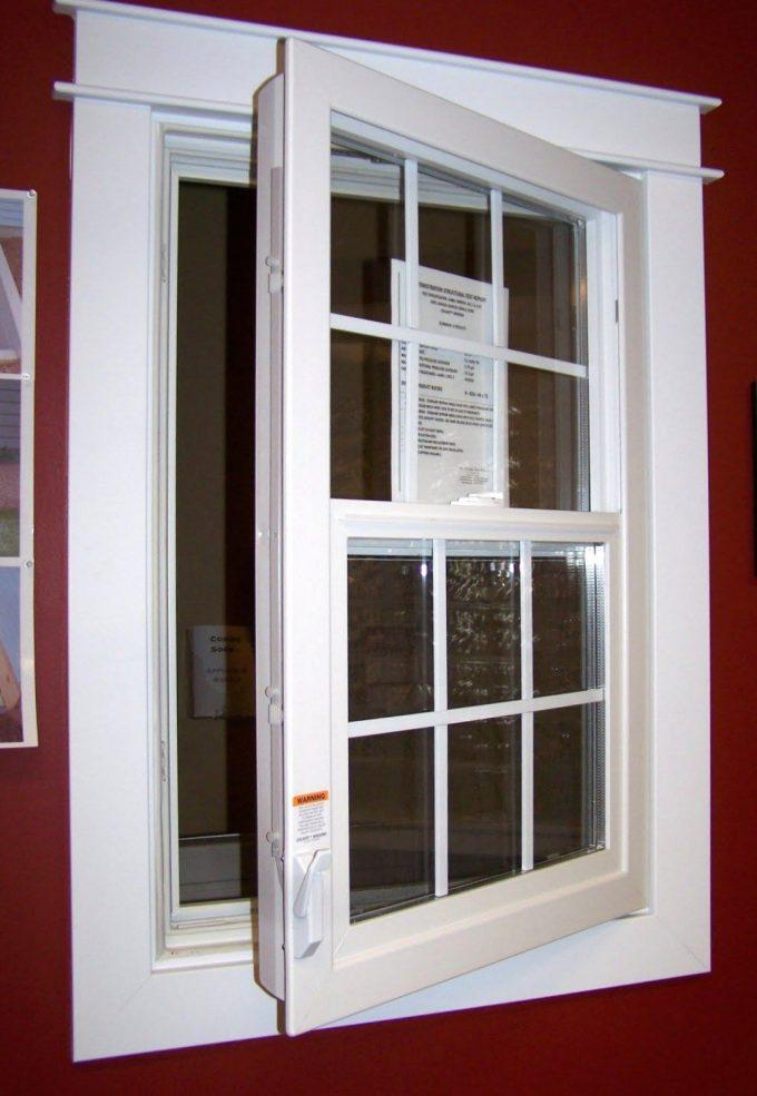 Low Operable Inswing Windows Egress Window - Compact Single Hung In-Swing