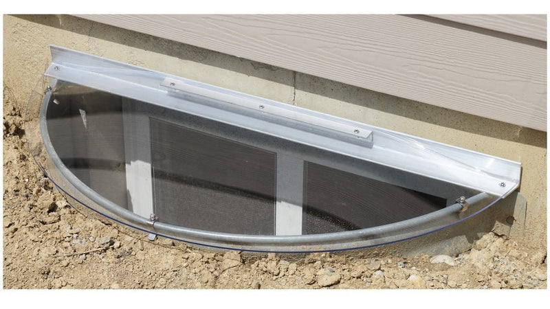 Polycarbonate Semi Circle Window Well Cover