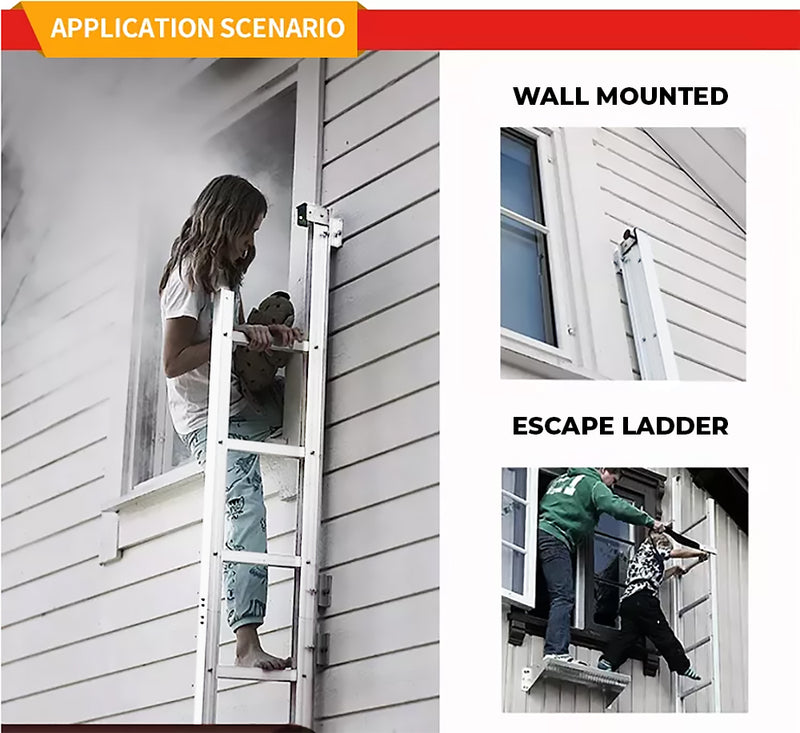 Fire escape ladder - Collapsible window ladder from Housegard